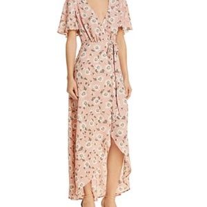 Show Me Your MuMu XS Daisy Wrap Dress NWT